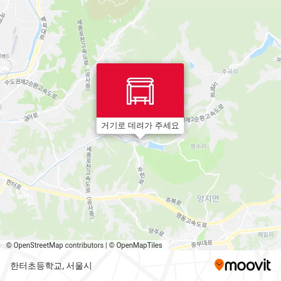 한터초등학교 지도