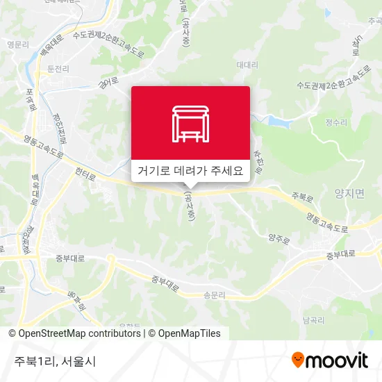 주북1리 지도