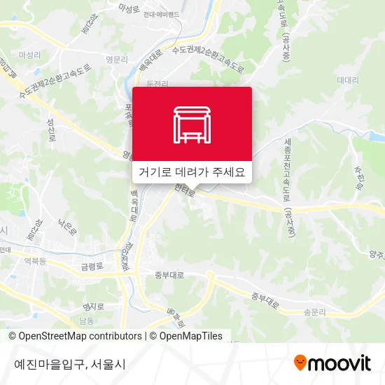 예진마을입구 지도