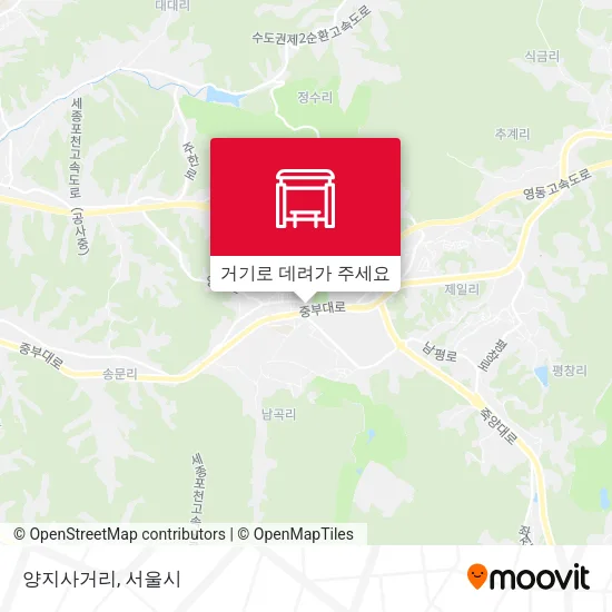 양지사거리 지도
