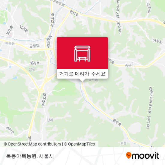 목동야목농원 지도