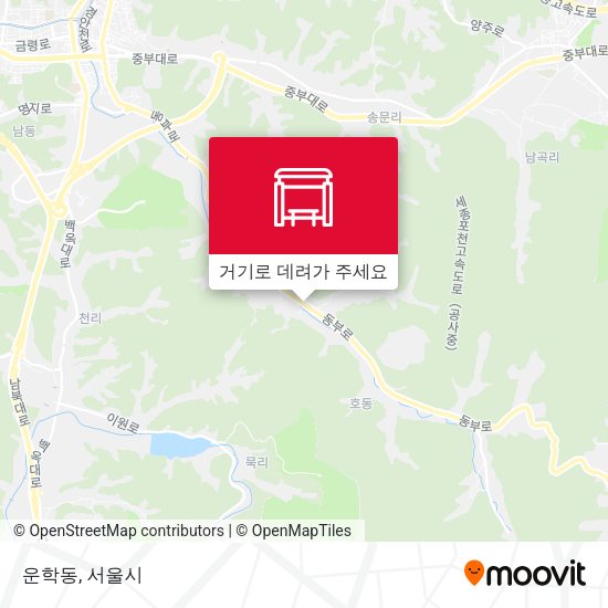 운학동 지도