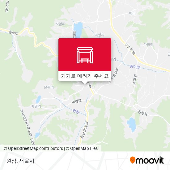 원삼 지도