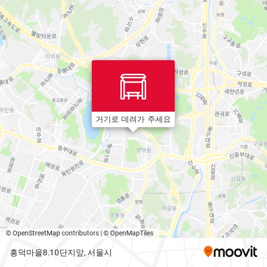 흥덕마을8.10단지앞 지도