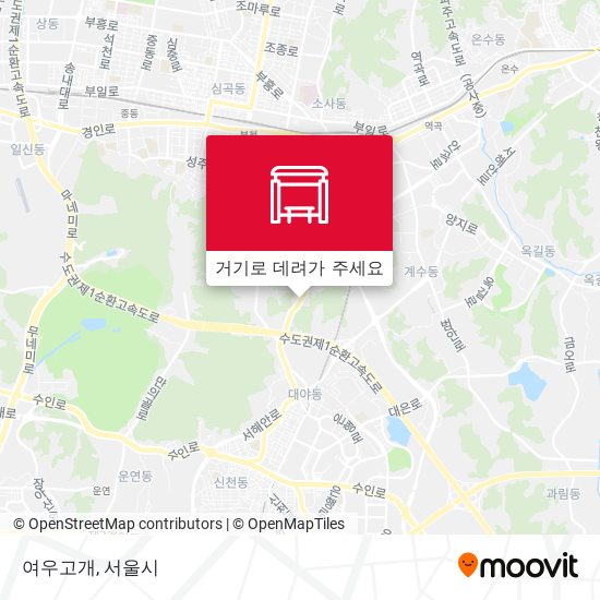 여우고개 지도