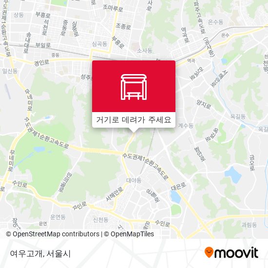 여우고개 지도