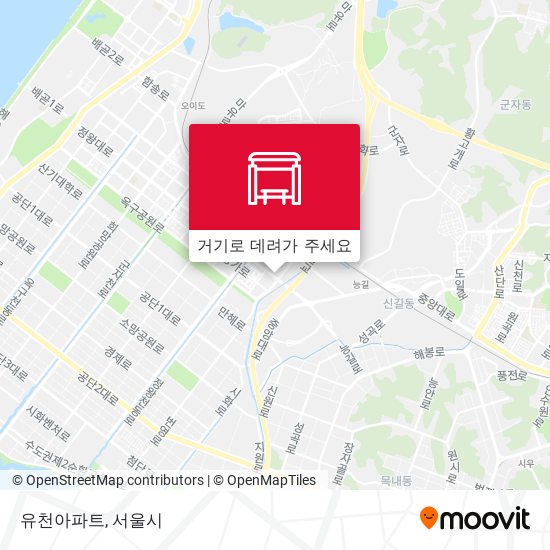 유천아파트 지도