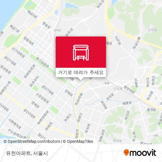 유천아파트 지도