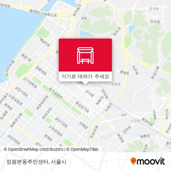 정왕본동주민센터 지도