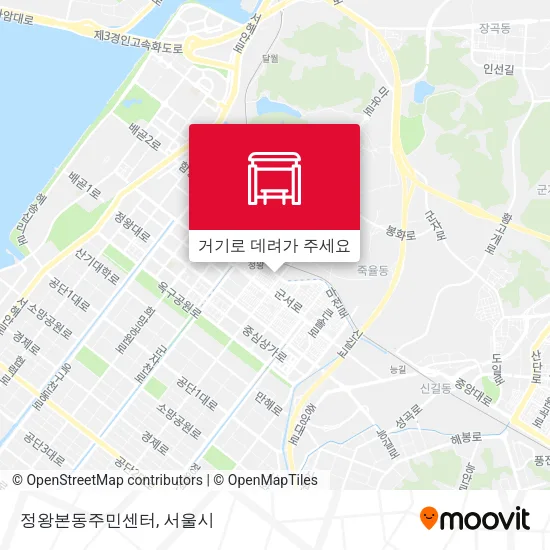 정왕본동주민센터 지도