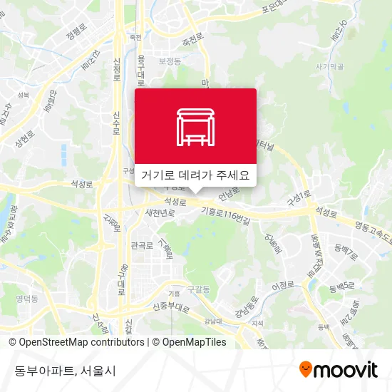 동부아파트 지도