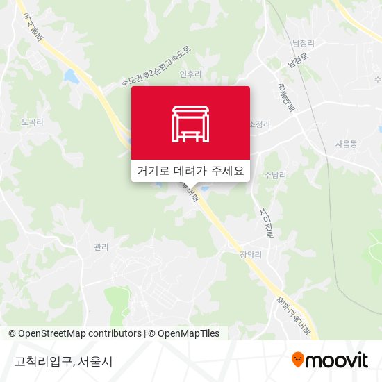 고척리입구 지도