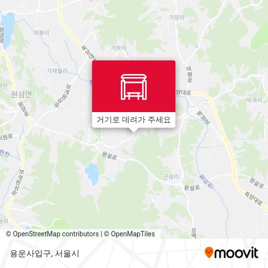 용운사입구 지도