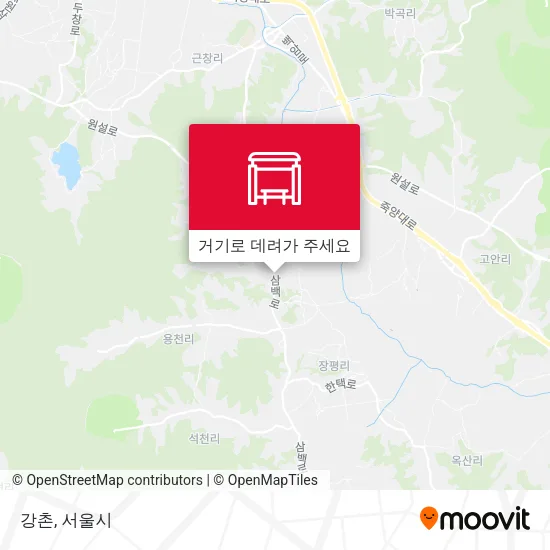 강촌 지도