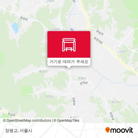 장평교 지도