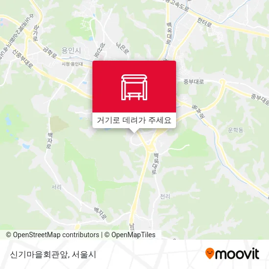신기마을회관앞 지도