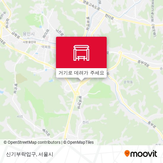 신기부락입구 지도