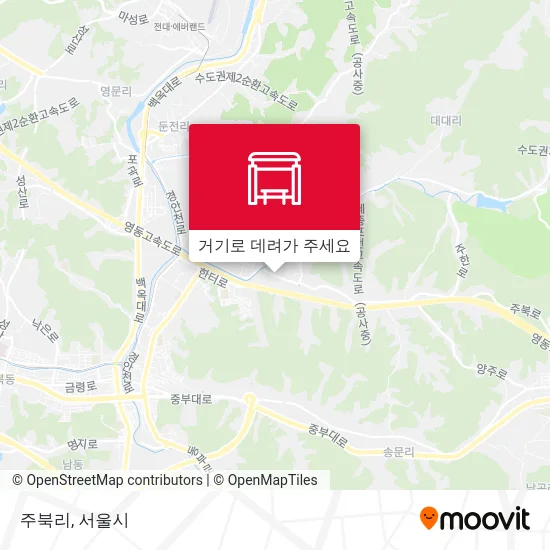 주북리 지도