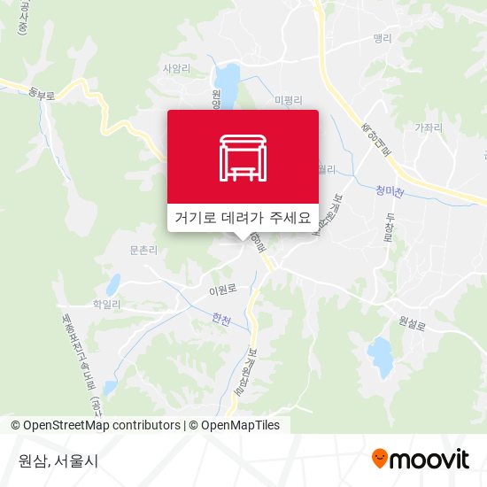원삼 지도