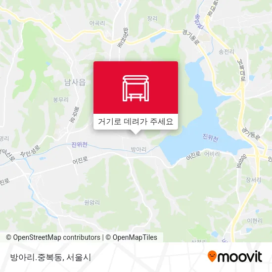 방아리.중복동 지도