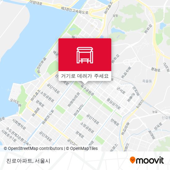진로아파트 지도