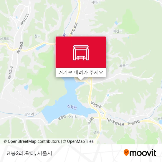 묘봉2리.곽터 지도