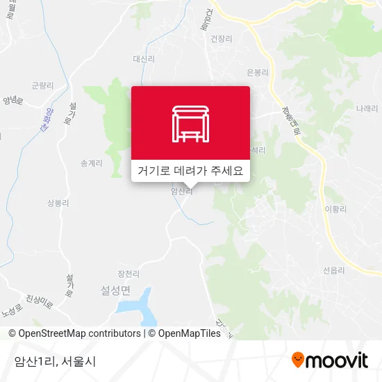 암산1리 지도