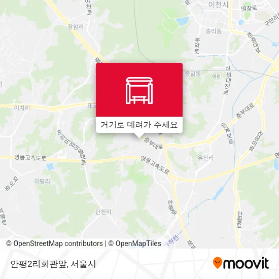안평2리회관앞 지도