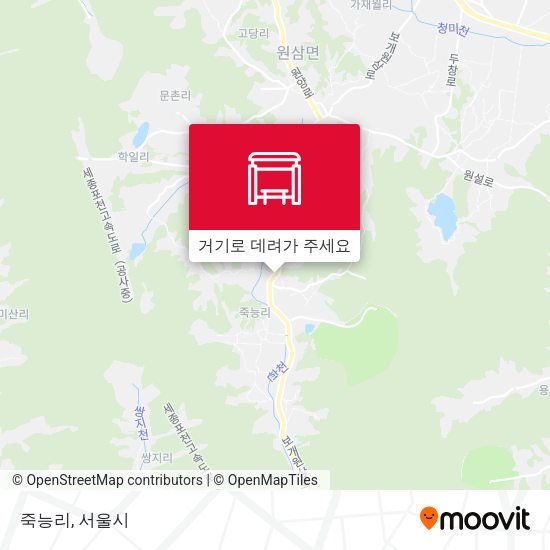 죽능리 지도