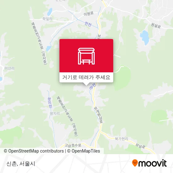 신촌 지도