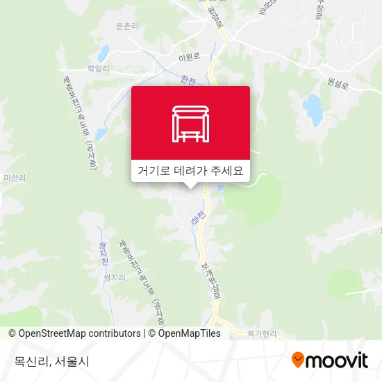 목신리 지도