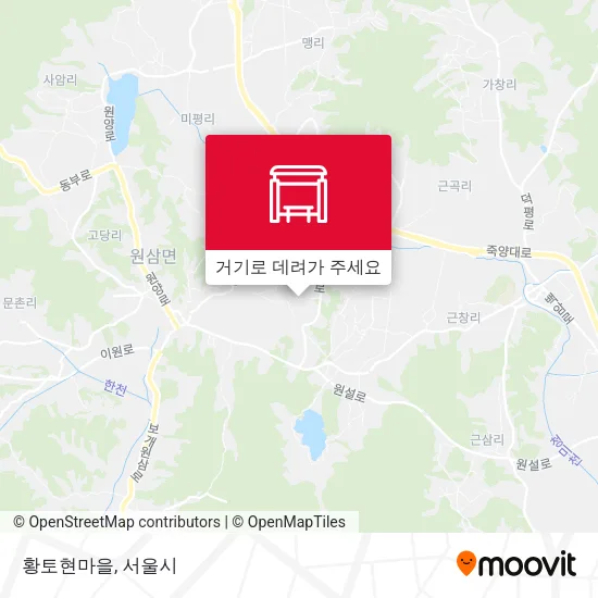 황토현마을 지도