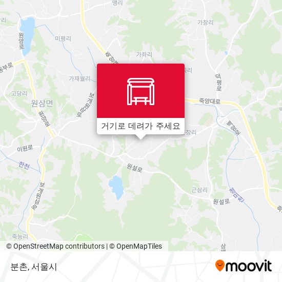 분촌 지도