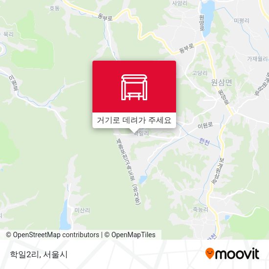 학일2리 지도