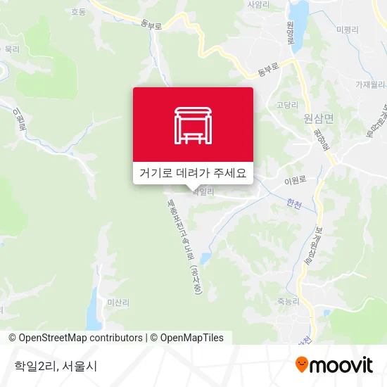 학일2리 지도