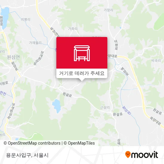 용운사입구 지도