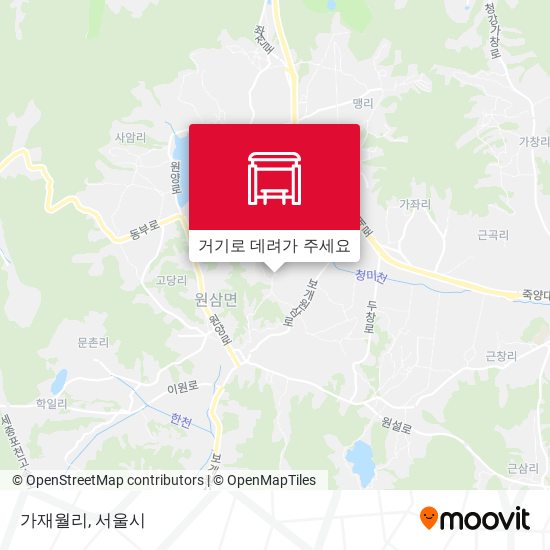 가재월리 지도