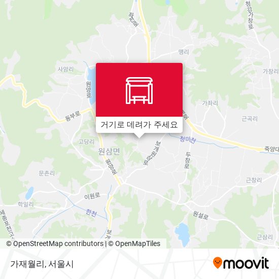 가재월리 지도