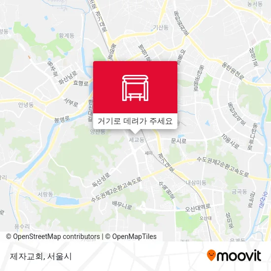 제자교회 지도