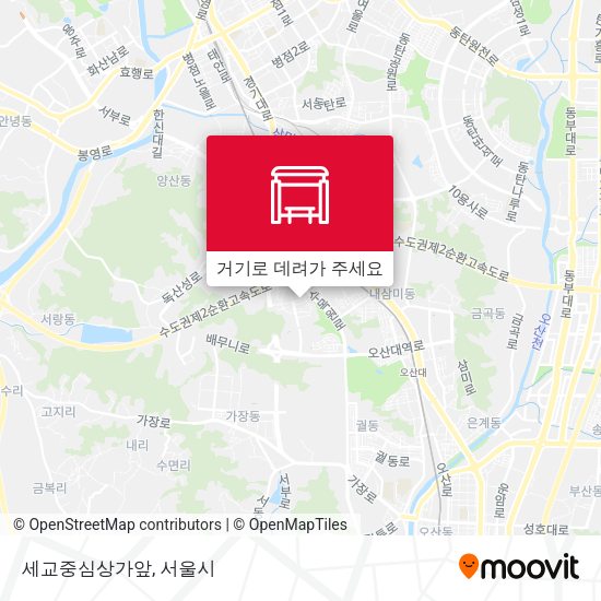 세교중심상가앞 지도