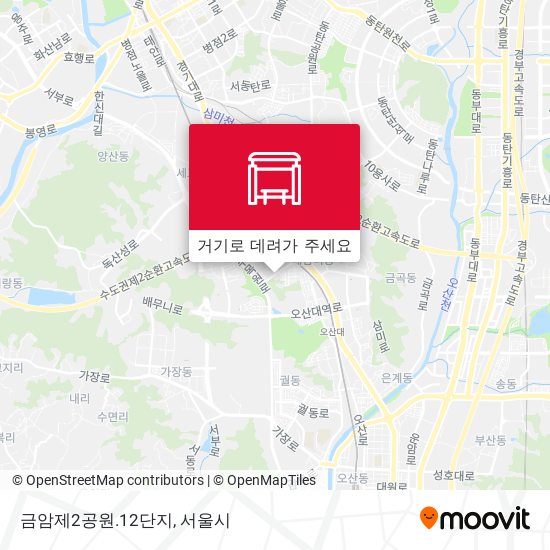 금암제2공원.12단지 지도