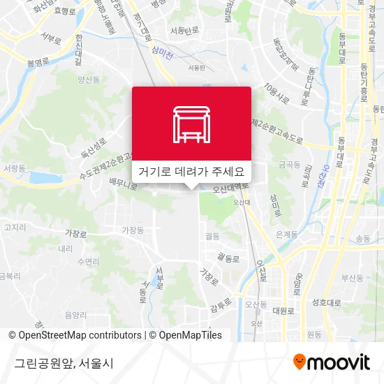 그린공원앞 지도