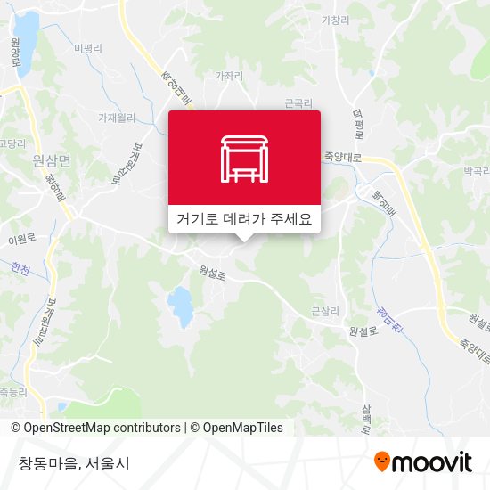 창동마을 지도