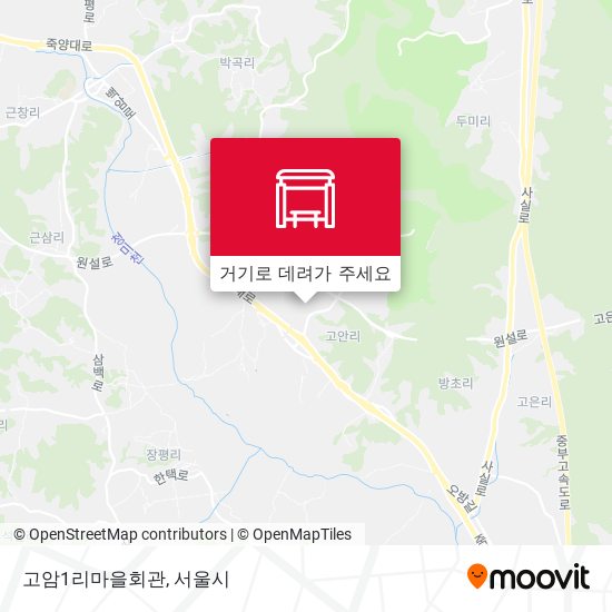 고암1리마을회관 지도