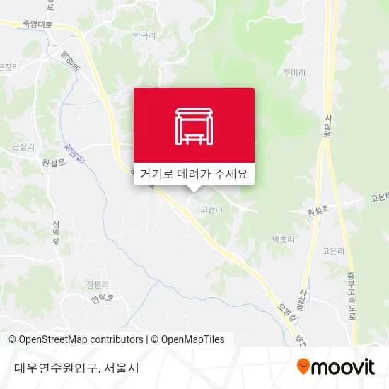 대우연수원입구 지도