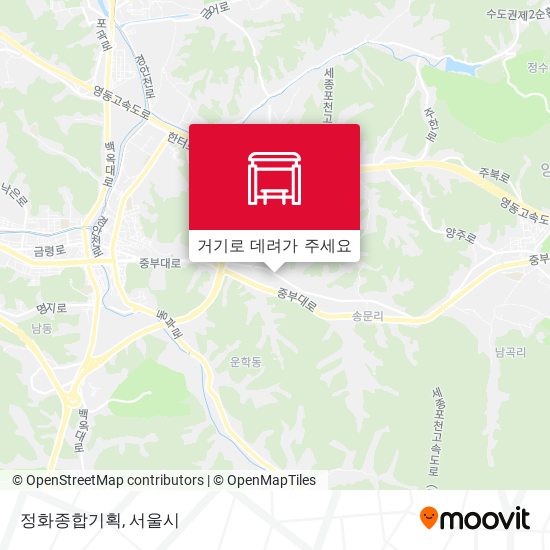 정화종합기획 지도