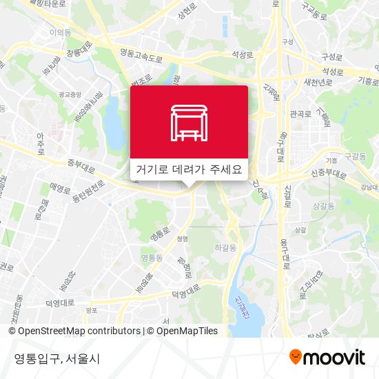 영통입구 지도