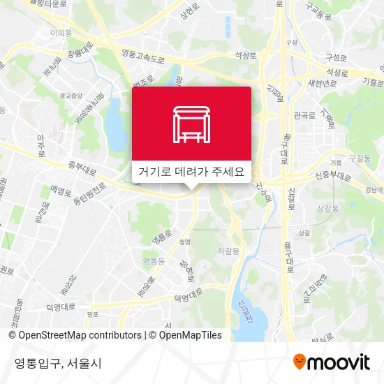 영통입구 지도