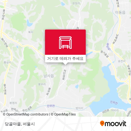 당골마을 지도