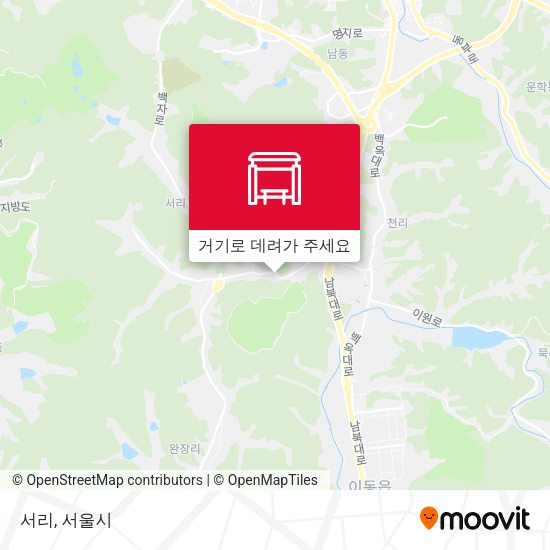 서리 지도